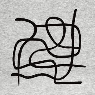 Marker line art minimal T-Shirt